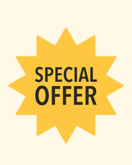 best price label Special Offer