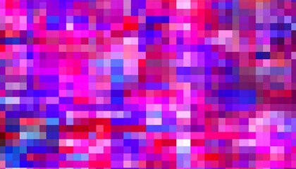 Abstract pixelated vibrant colors