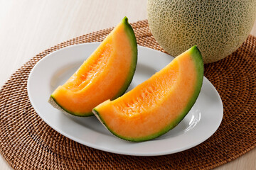 赤肉メロン 北海道富良野産　Red Melon from Furano Hokkaido