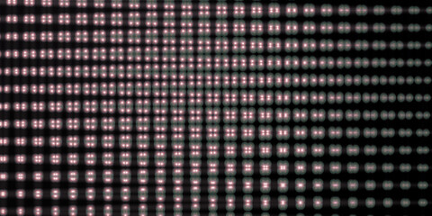 Futuristic Grid of Glowing Neon Particles  Abstract Light Matrix Background