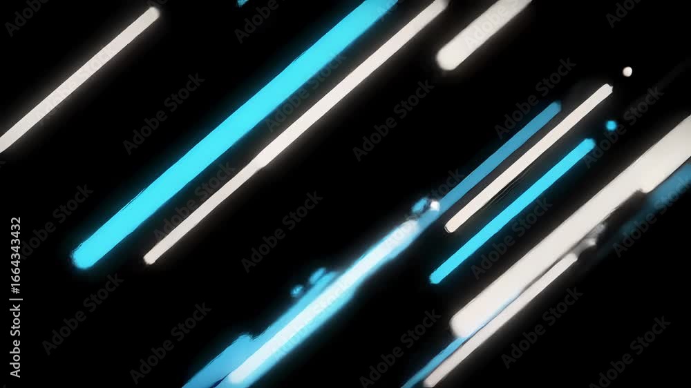 Aufkleber abstract background with glowing lines in motion creating a modern design