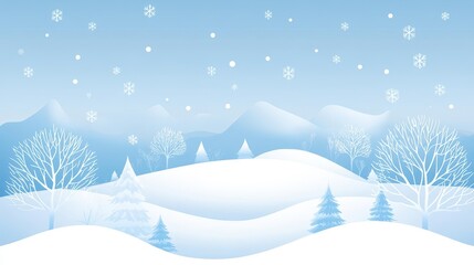 Snowy Winter Landscape