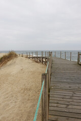 Obraz premium Dunas Park in the south from Porto, Atlantic ocean coast, Portugal 