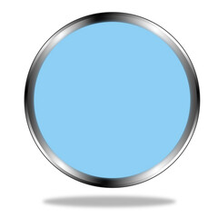 blue glossy icon