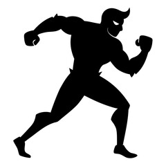 martial arts silhouette