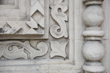 detail of a stone wall