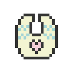 baby apron cute pixel art