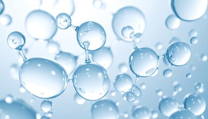 Abstract representation of molecules