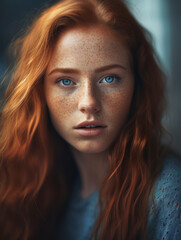 the girl with the red hair