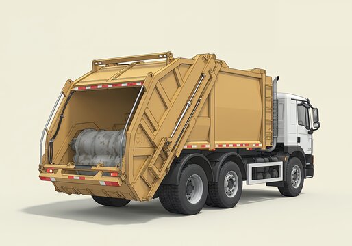 Modern Garbage Compactor Icon