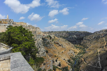 Naklejka premium The Old town of Matera, Italy