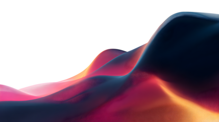 Smooth, flowing waves of vibrant color transition from deep blue to bright pink and orange.