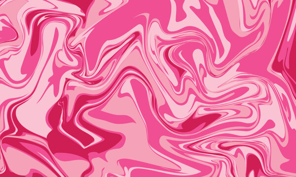 Pink marble acrylic swirl seamless pattern, ice cream texture, watercolor marble background.