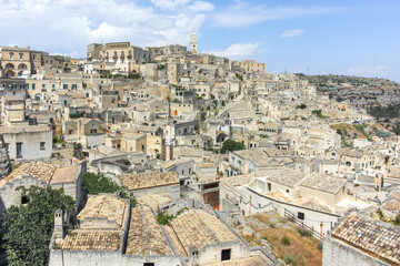 The Old town of Matera, Italy