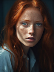 the girl with the red hair