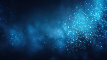 Obraz premium Blue Dark Glitter Background