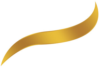 Luxury gold element curve template design png file transparent	