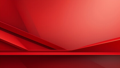 Red minimalist background with soft, subtle gradients, clean and elegant