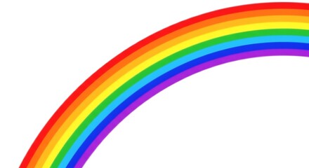 Obraz premium Colorful rainbow arc