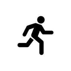 running man silhouette