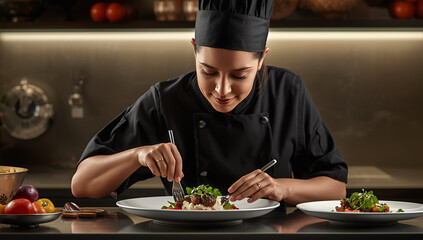 A Chef's Final Artistic Touch