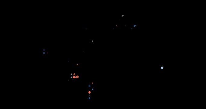 Seychelles Island Map Creative Dot Motion