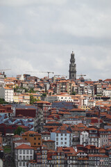 Obraz premium The panorama of old town Porto, the view from Vila Nova de Gaia, Portugal