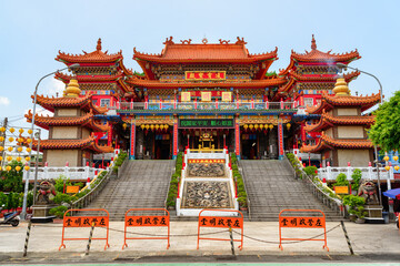 Main view of Chi Ming Palace in Kaohsiung, Taiwan