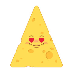 cheese love face cartoon cute
