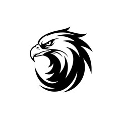 Fierce Eagle Head Logo Vector Illustration