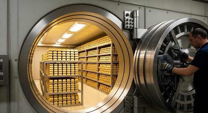 Gold Bullion vault room
