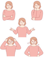 Complaints, worries, thoughts, women, characters, difficulties, difficulties, difficulties, anger, irresponsibility, internal affairs