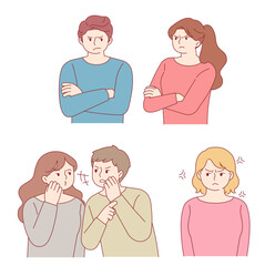 an outcast, aversion, a backstory, a character