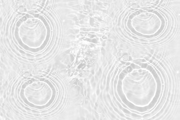 White water with ripples on the surface. Defocus blurred transparent white colored clear calm water...