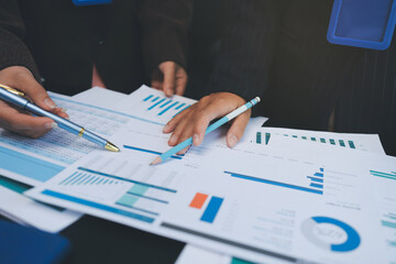 Success, audience with an applause and in a business meeting at work with a lens flare together. Achievement or celebration, motivation and businesspeople clapping hands for good news or support