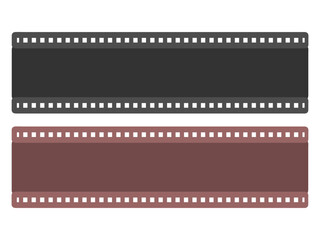 映画　ネガフィルム　イラストセット