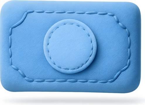 파란색3D지폐아이콘