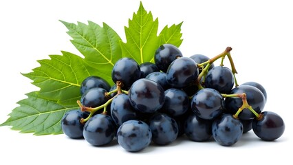 black currant isolated on white