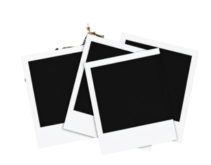photo frames on white background