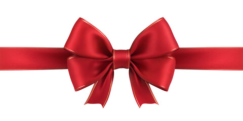 Christmas gift bow with transparent background festive decoration digital art studio lighting close-up