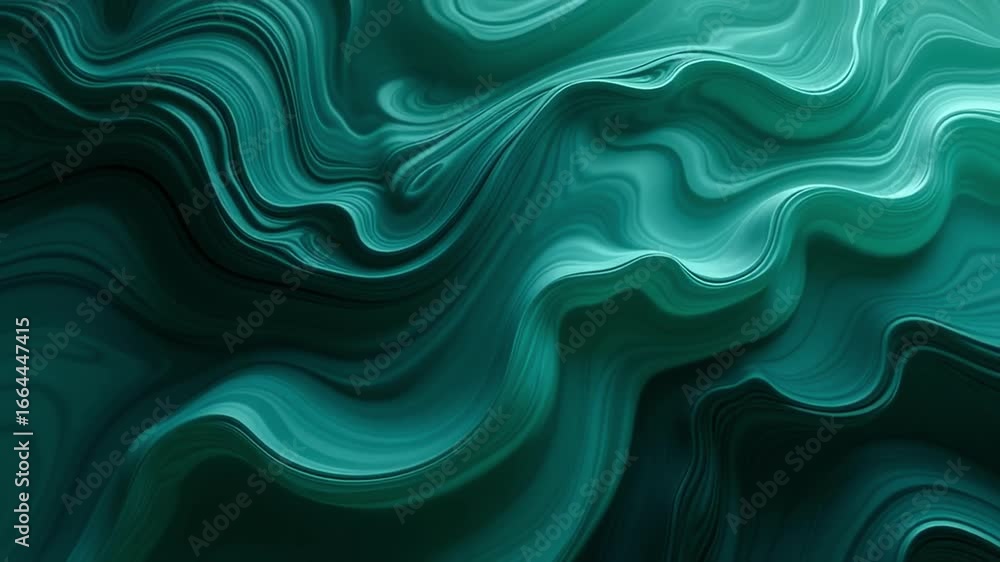 Aufkleber abstract teal waves background motion graphics animation visual effects video footage loopable