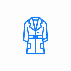 bathrobe robe house robe icon sign vector