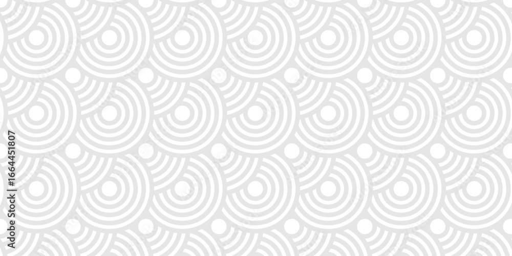 Aufkleber abstract pattern with circles. seamless geometric swirl spiral pattern and abstract circle wave line