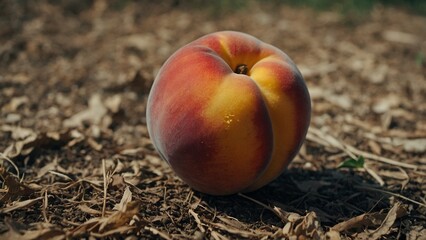 apple on the grass