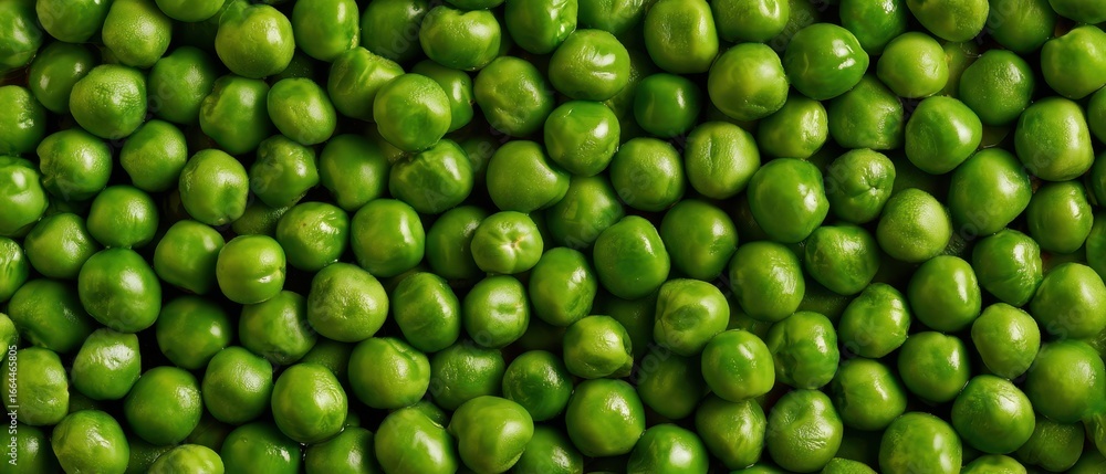 Aufkleber the green peas arranged in a close up pattern creating a vibrant textured background
