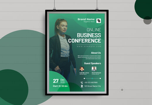 Business Conference Poster Template