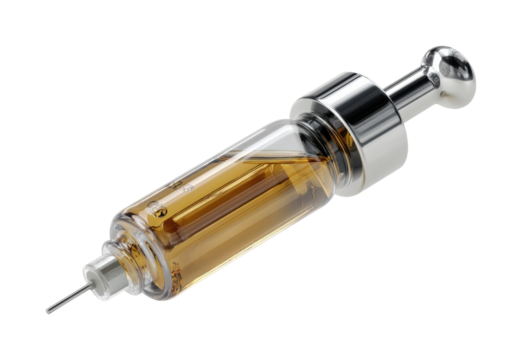 Injectable treatment process medical facility clinical environment, isolated on transparent background, png