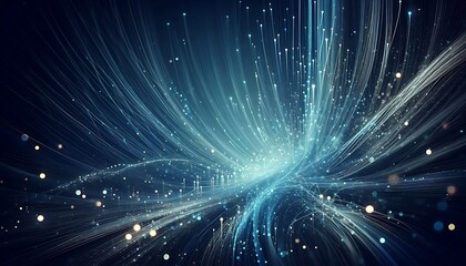 Big Data Visualization Technology Background Social Network Financial Analysis Data Mining Information Analytics Vector Style