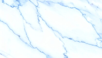 Serene White Marble Texture with Delicate Blue Veins, Elegant Background
