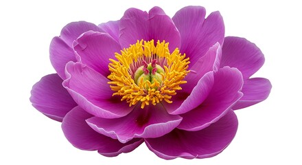 Purple Peony Bloom: A Vivid Macro